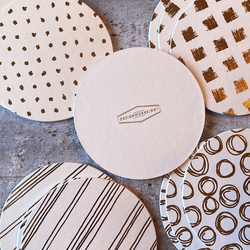 Designworks Ink Coaster Set - Picture 8 of 9